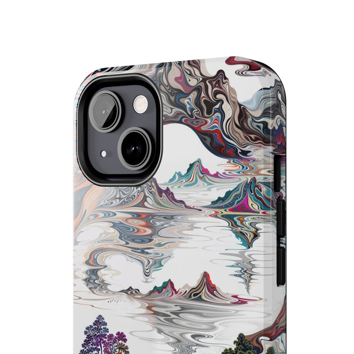 Surreal Vortex Landscape - Tough Phone Case - Phone Case - g(0D·IO) - iPhone 13 Mini - -