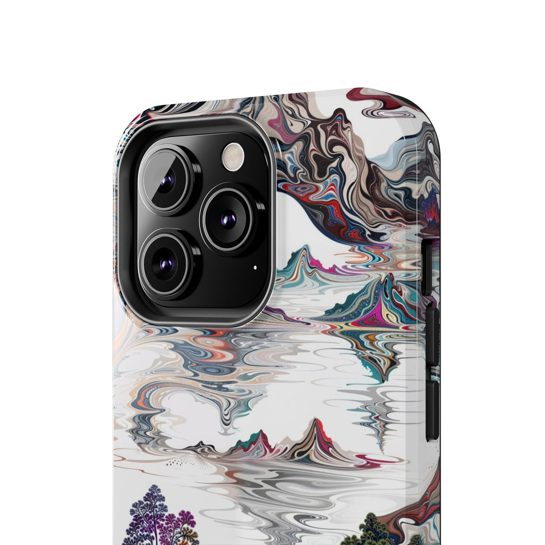 Surreal Vortex Landscape - Tough Phone Case - Phone Case - g(0D·IO) - iPhone 13 Mini - -