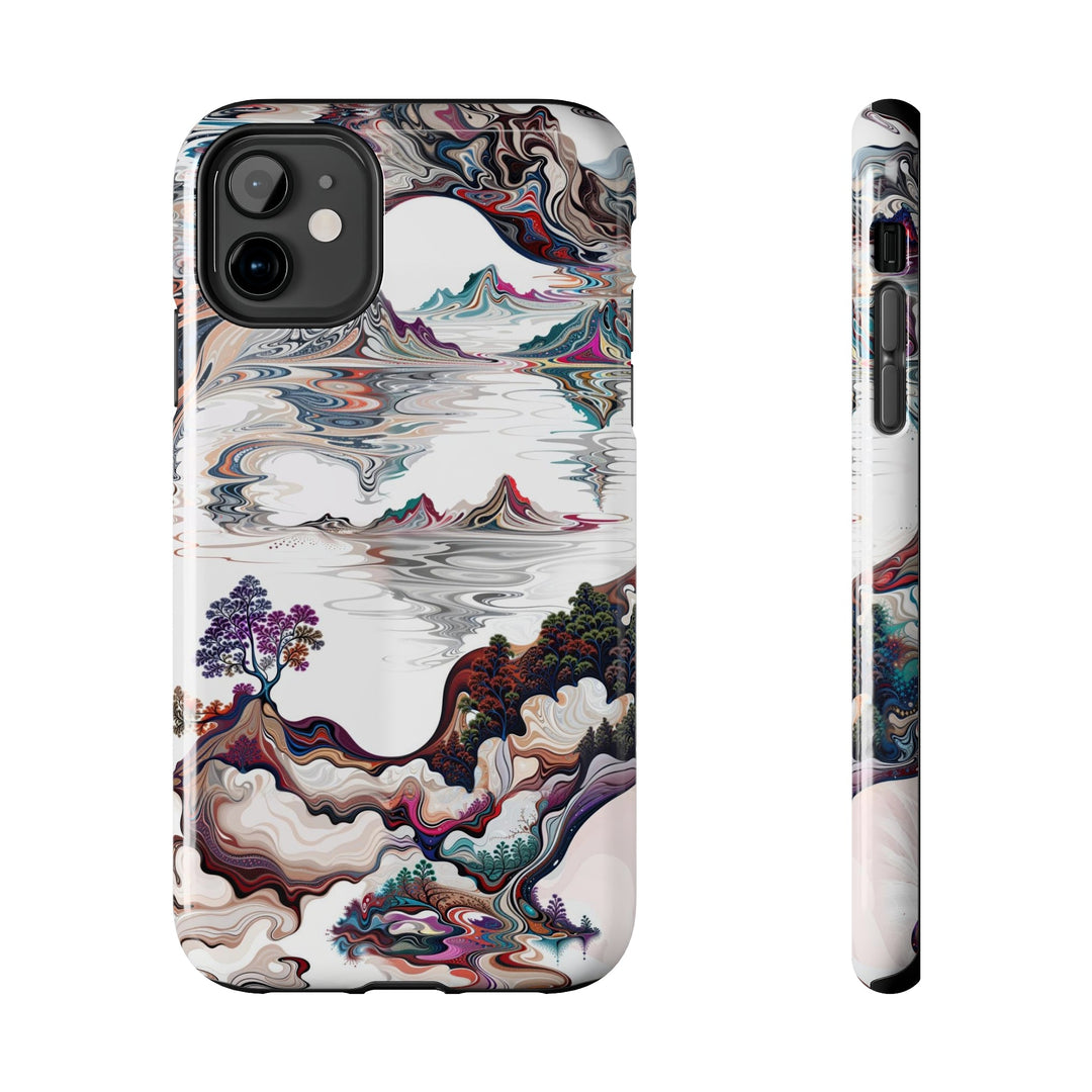 Surreal Vortex Landscape - Tough Phone Case - Phone Case - g(0D·IO) - iPhone 11 - -