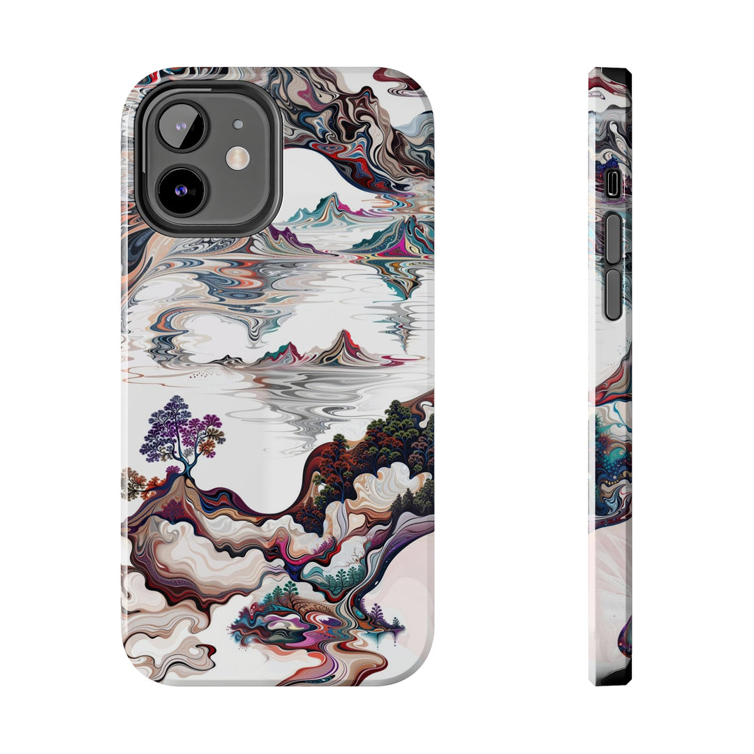 Surreal Vortex Landscape - Tough Phone Case - Phone Case - g(0D·IO) - iPhone 12 - -