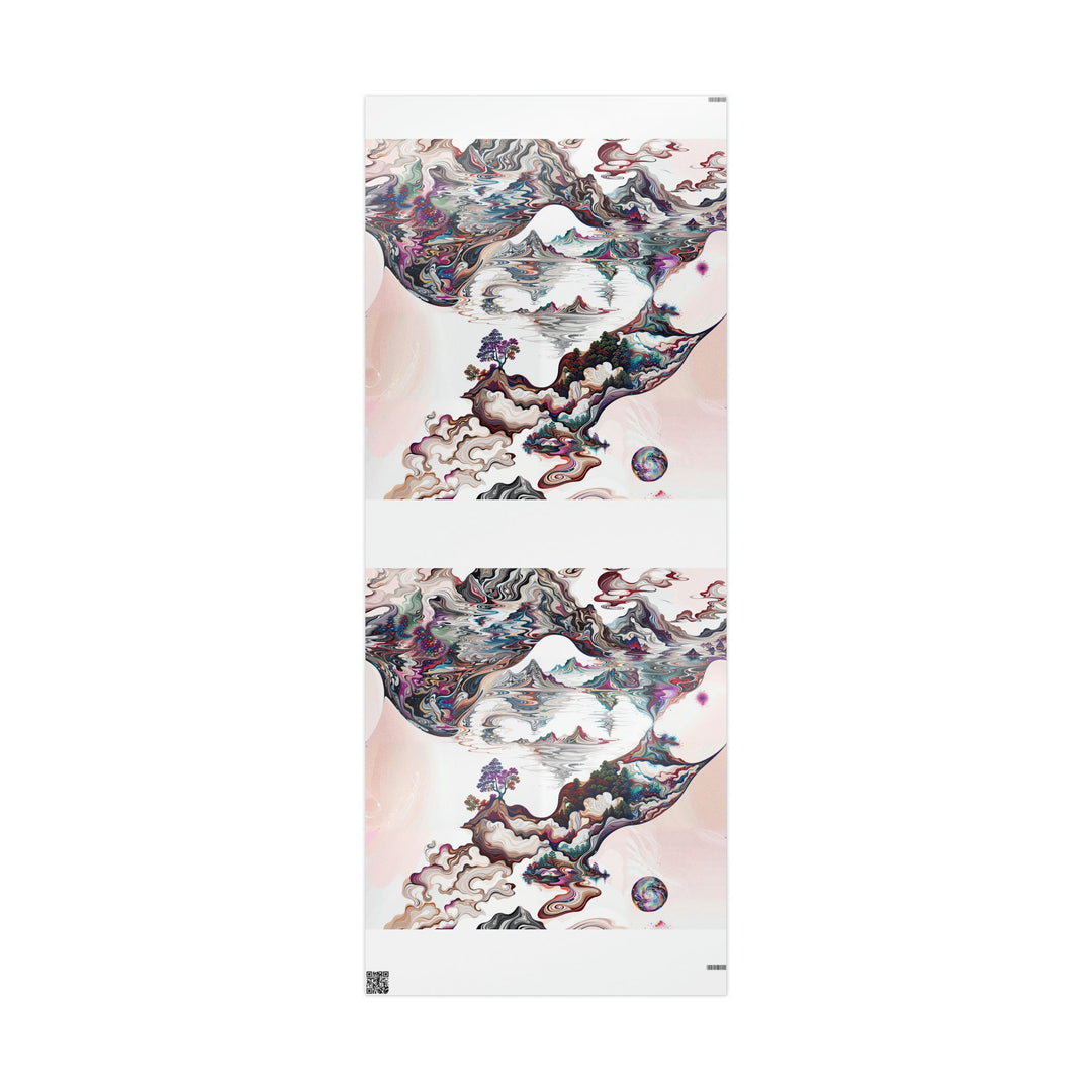 Surreal Vortex Landscape - Wrapping Paper - Home Decor - g(0D·IO) - 30'' x 72'' - Glossy -