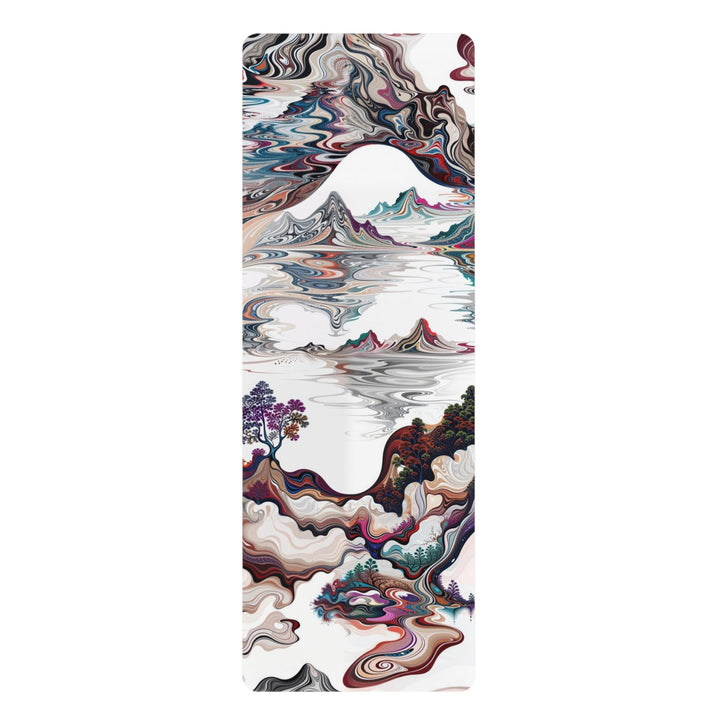 Surreal Vortex Landscape - Yoga Mat - Home Decor - g(0D·IO) - 24” x 68” - -