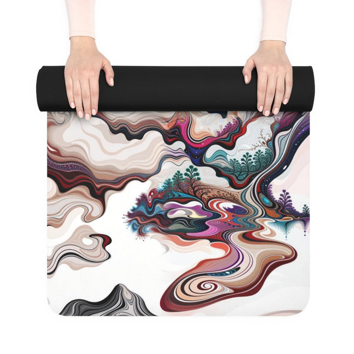 Surreal Vortex Landscape - Yoga Mat - Home Decor - g(0D·IO) - 24” x 68” - -