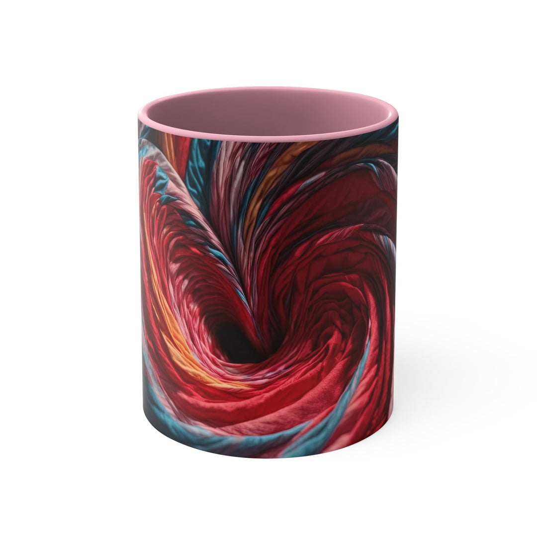 Swirling Color Vortex - Accent Coffee Mug - Mug - g(0D·IO) - Pink - 11oz -
