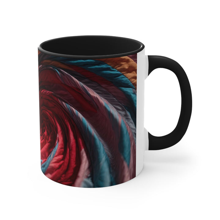 Swirling Color Vortex - Accent Coffee Mug - Mug - g(0D·IO) - Pink - 11oz -