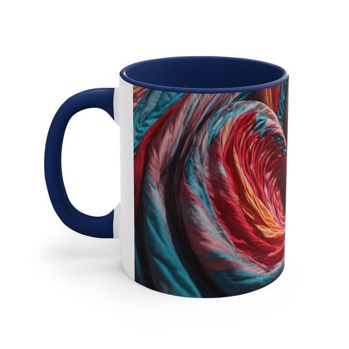 Swirling Color Vortex - Accent Coffee Mug - Mug - g(0D·IO) - Pink - 11oz -