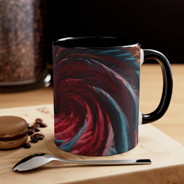 Swirling Color Vortex - Accent Coffee Mug - Mug - g(0D·IO) - Pink - 11oz -