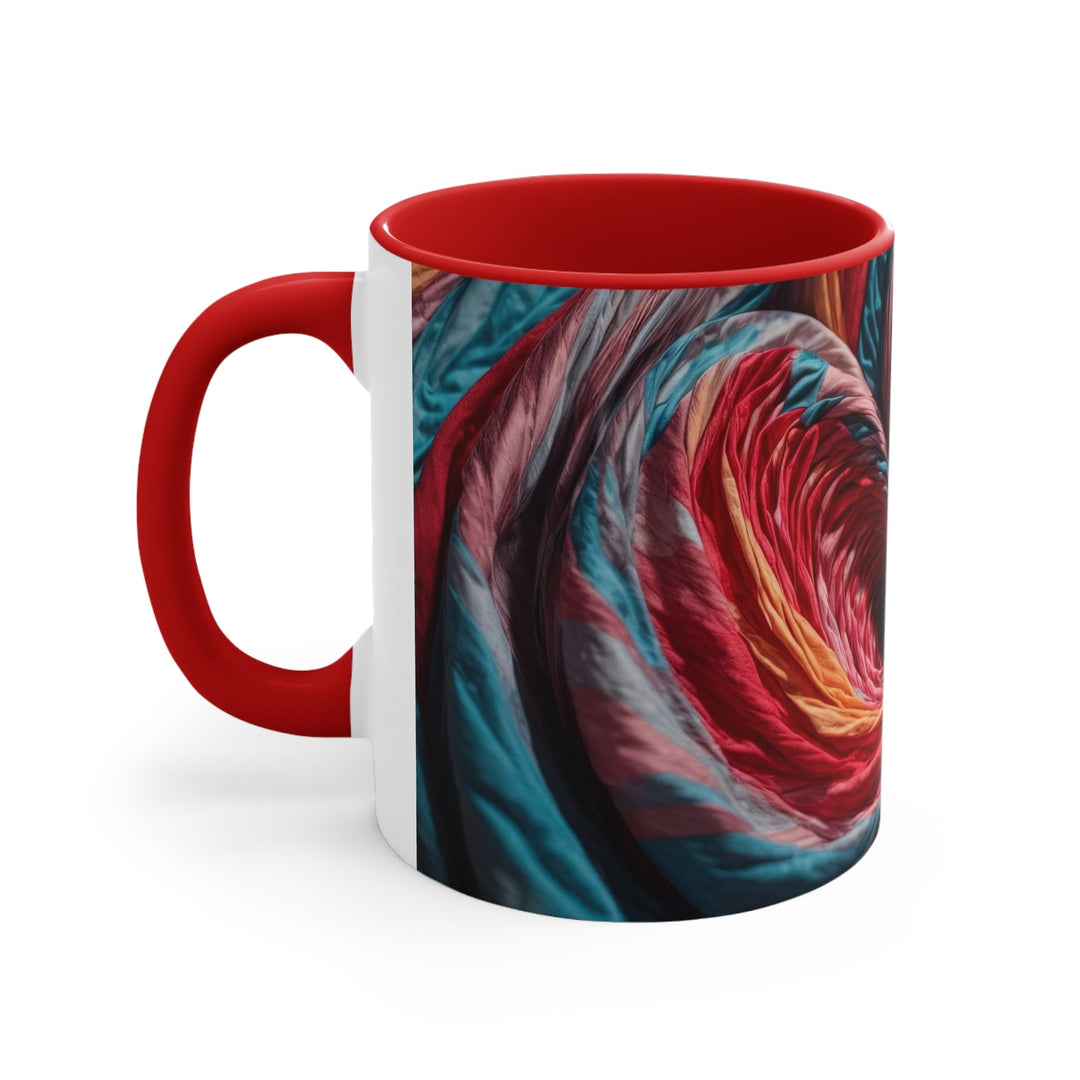 Swirling Color Vortex - Accent Coffee Mug - Mug - g(0D·IO) - Pink - 11oz -
