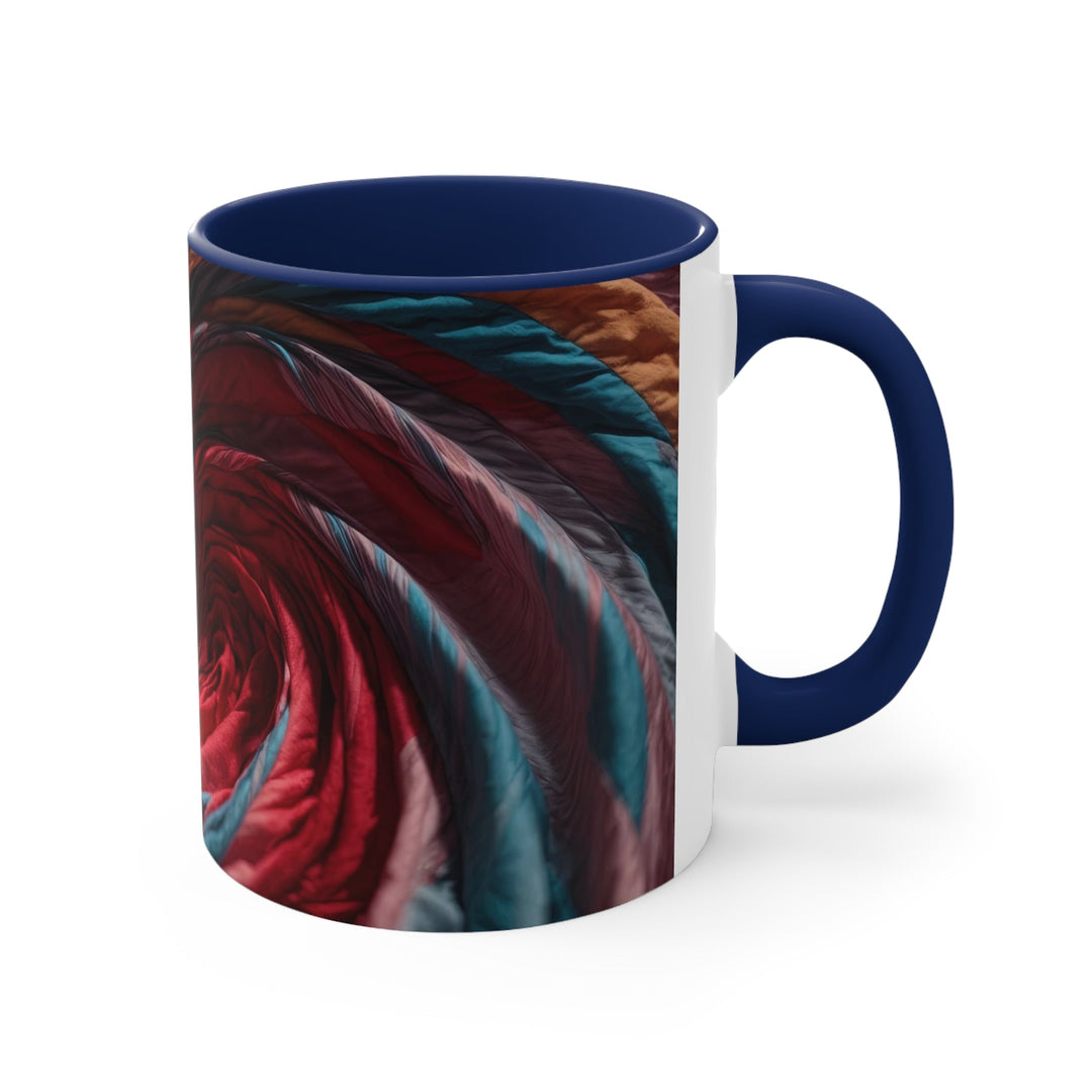 Swirling Color Vortex - Accent Coffee Mug - Mug - g(0D·IO) - Pink - 11oz -