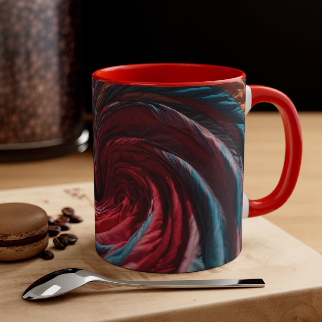Swirling Color Vortex - Accent Coffee Mug - Mug - g(0D·IO) - Pink - 11oz -