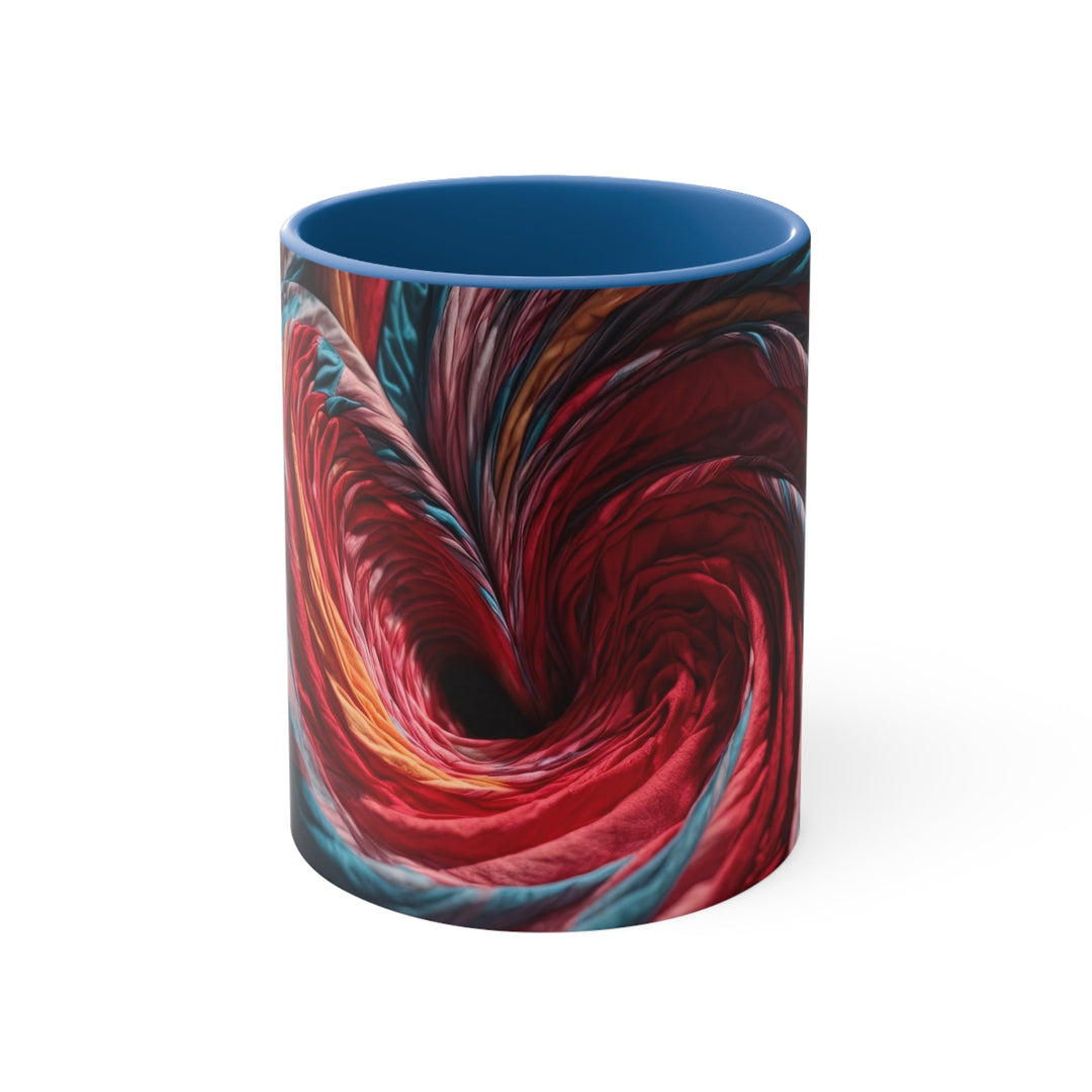 Swirling Color Vortex - Accent Coffee Mug - Mug - g(0D·IO) - Blue - 11oz -
