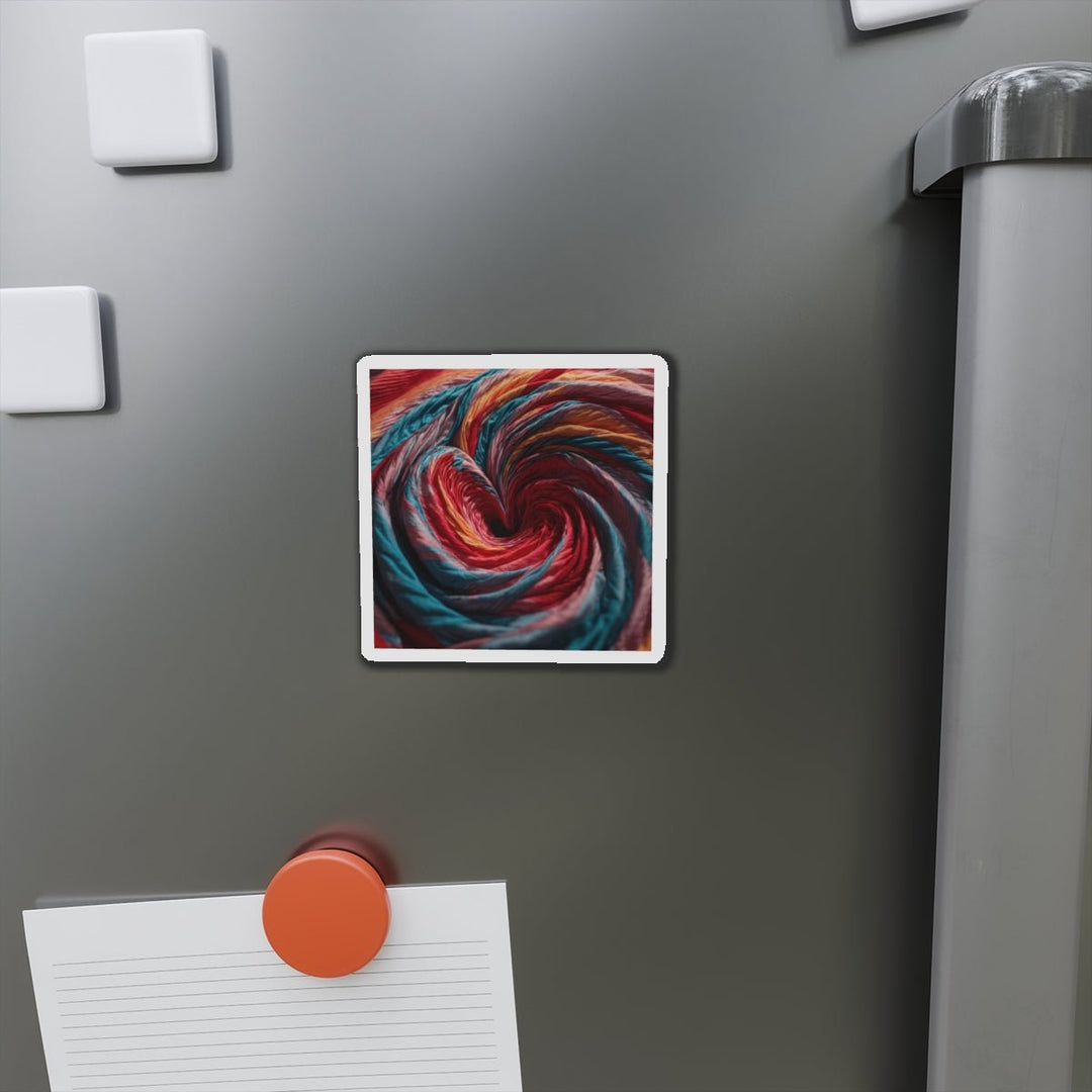 Swirling Color Vortex - Die-cut Magnet - Home Decor - g(0D·IO) - 6 × 6" - Die-Cut - 1 pc