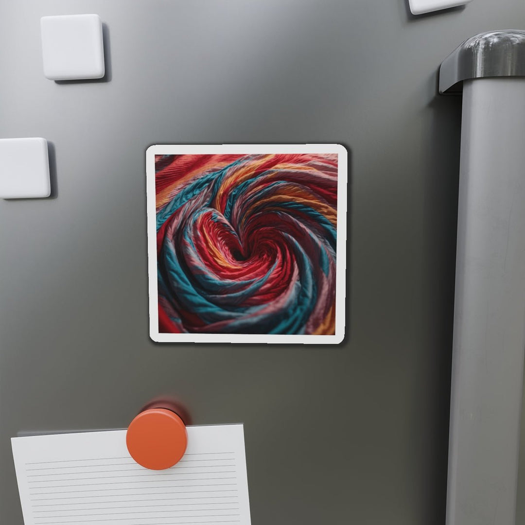 Swirling Color Vortex - Die-cut Magnet - Home Decor - g(0D·IO) - 6 × 6" - Die-Cut - 1 pc