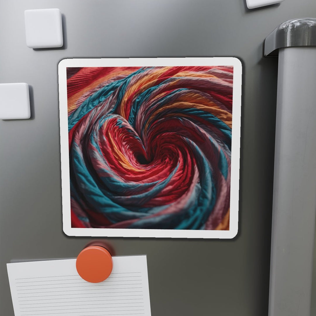 Swirling Color Vortex - Die-cut Magnet - Home Decor - g(0D·IO) - 6 × 6" - Die-Cut - 1 pc