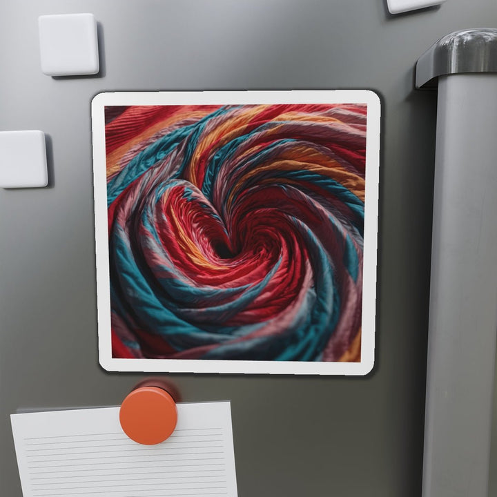 Swirling Color Vortex - Die-cut Magnet - Home Decor - g(0D·IO) - 6 × 6" - Die-Cut - 1 pc