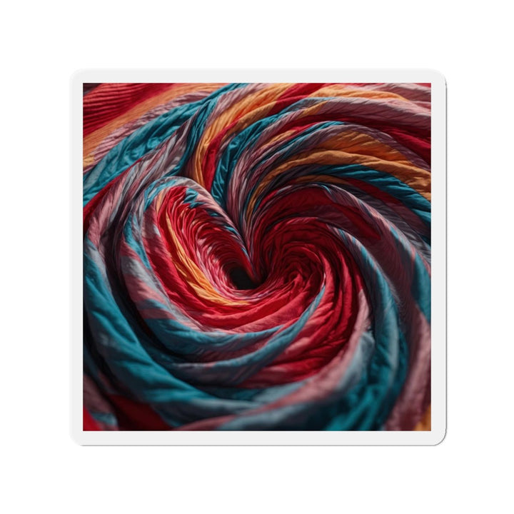 Swirling Color Vortex - Die-cut Magnet - Home Decor - g(0D·IO) - 3" x 3" - Die-Cut - 1 pc