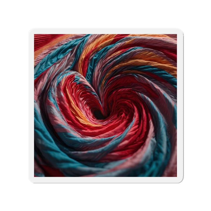 Swirling Color Vortex - Die-cut Magnet - Home Decor - g(0D·IO) - 2" x 2" - Die-Cut - 1 pc