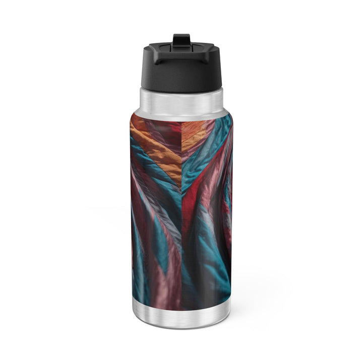 Swirling Color Vortex - Gator Tumbler 32oz - Mug - g(0D·IO) - Silver - 32oz -