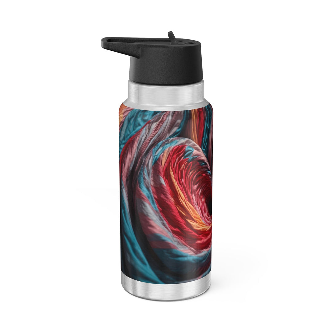 Swirling Color Vortex - Gator Tumbler 32oz - Mug - g(0D·IO) - Silver - 32oz -