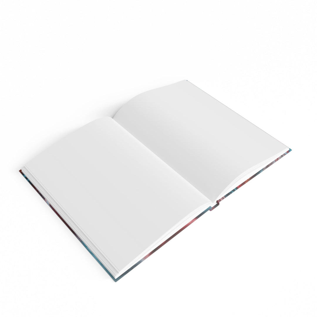 Swirling Color Vortex - Hard Backed Journal - Paper products - g(0D·IO) - Graph - A5 - White