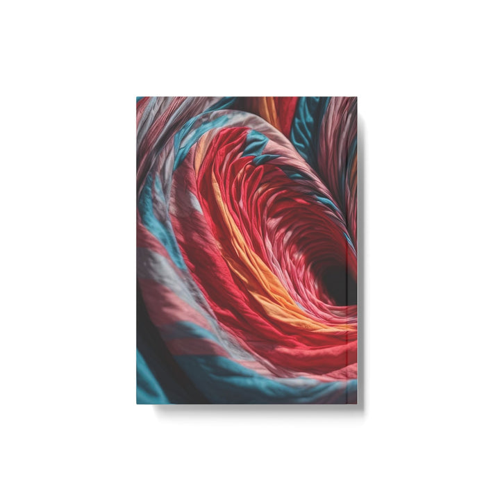 Swirling Color Vortex - Hard Backed Journal - Paper products - g(0D·IO) - Graph - A5 - White