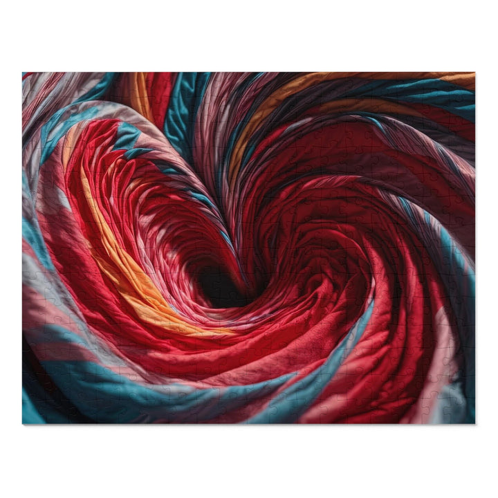 Swirling Color Vortex - Jigsaw Puzzle (100, 252, 500, 1000 pieces) - Puzzle - g(0D·IO) - 14" × 11" (252 pcs) - -