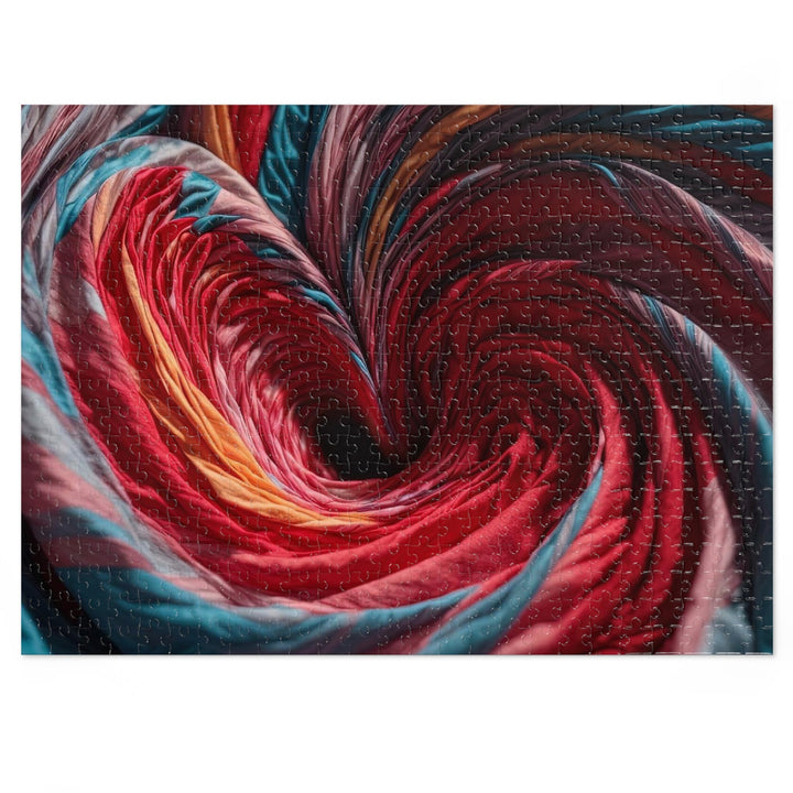 Swirling Color Vortex - Jigsaw Puzzle (100, 252, 500, 1000 pieces) - Puzzle - g(0D·IO) - 20.5" × 15" (500 pcs) - -