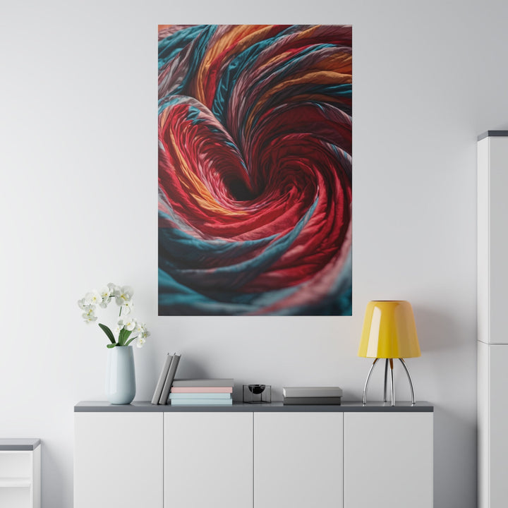 Swirling Color Vortex - Matte Canvas - Canvas - g(0D·IO) - 32" x 32" (Square) - 0.75'' -