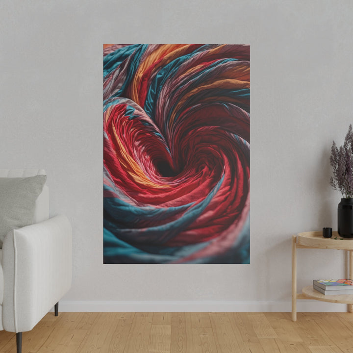 Swirling Color Vortex - Matte Canvas - Canvas - g(0D·IO) - 32" x 32" (Square) - 0.75'' -