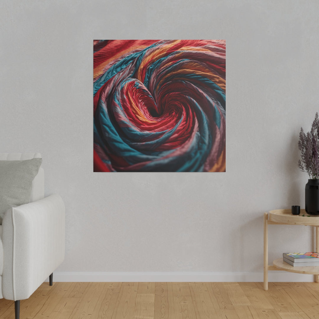 Swirling Color Vortex - Matte Canvas - Canvas - g(0D·IO) - 32" x 32" (Square) - 0.75'' -