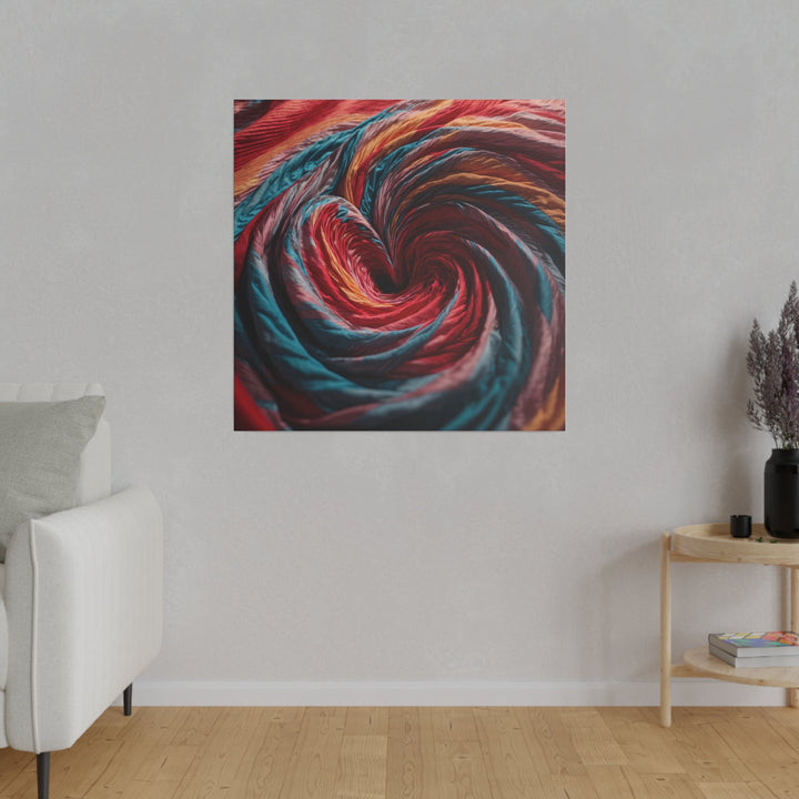 Swirling Color Vortex - Matte Canvas - Canvas - g(0D·IO) - 32" x 32" (Square) - 0.75'' -