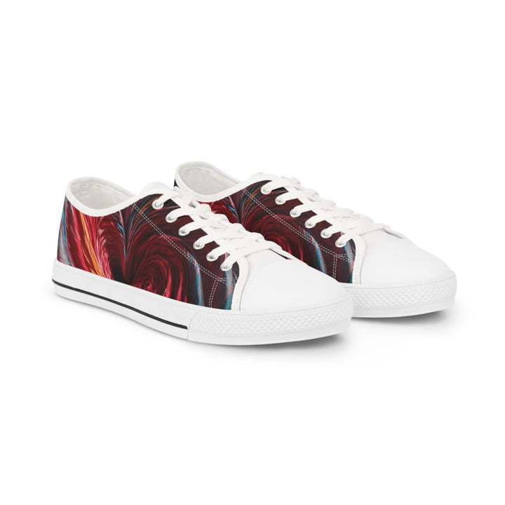 Swirling Color Vortex - Men's Lowtop Sneakers - Shoes - g(0D·IO) - US 5 - White sole -