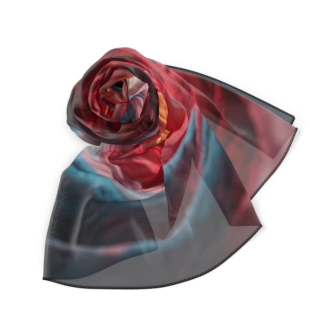 Swirling Color Vortex - Poly Scarf - Accessories - g(0D·IO) - Poly chiffon - 50" × 50" -