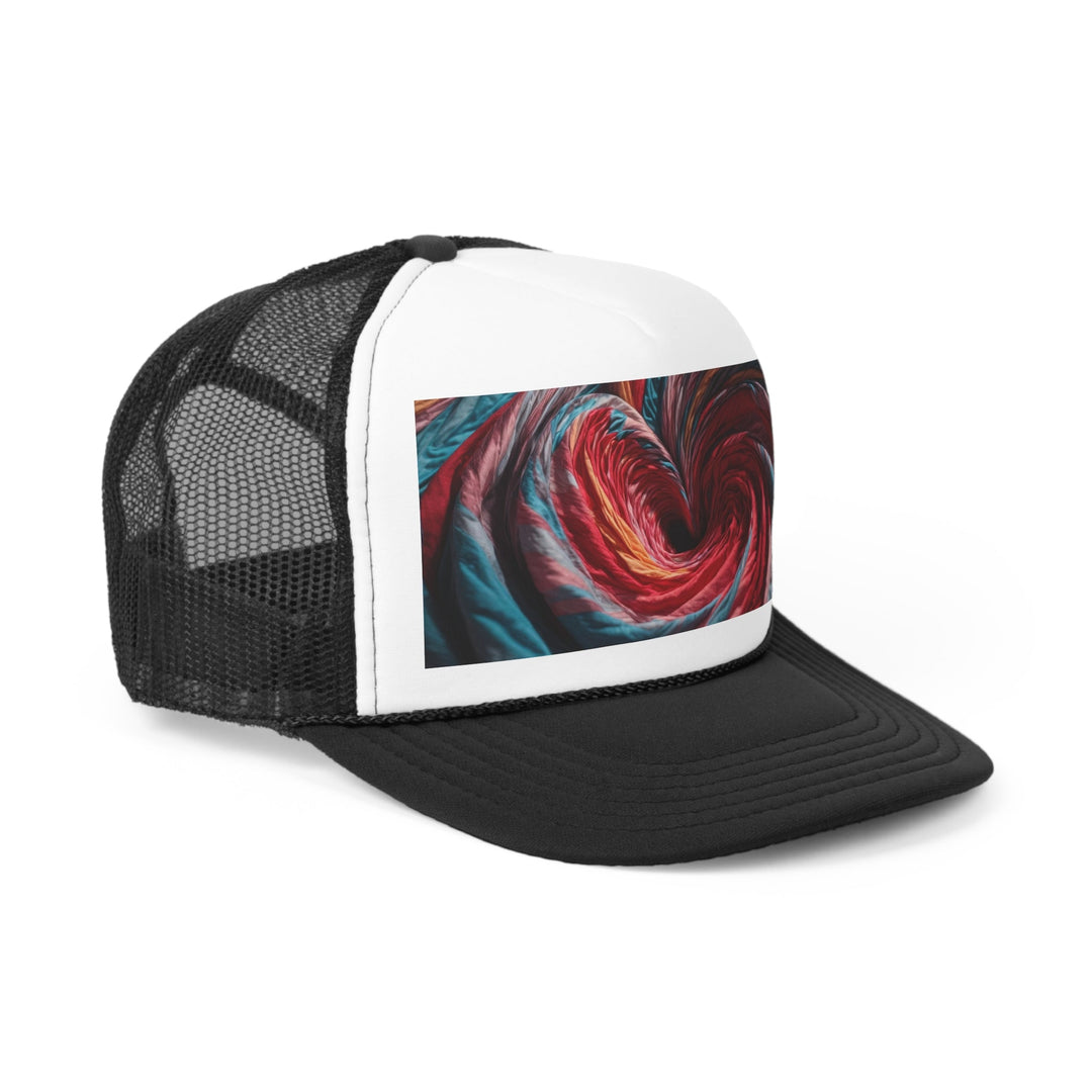 Swirling Color Vortex - Trucker Hat - Hats - g(0D·IO) - Pink - One size -