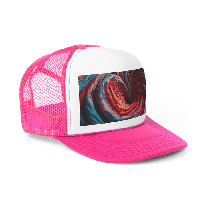 Swirling Color Vortex - Trucker Hat - Hats - g(0D·IO) - Pink - One size -
