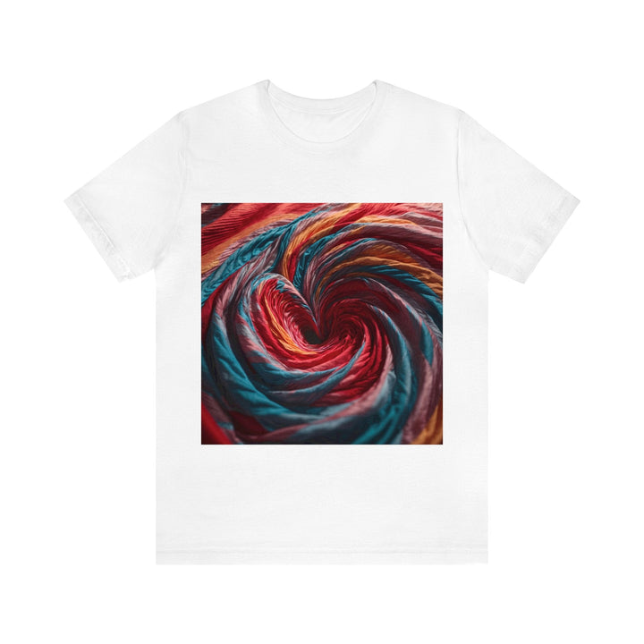 Swirling Color Vortex - Unisex Jersey Short Sleeve Tee - T-Shirt - g(0D·IO) - White - S -