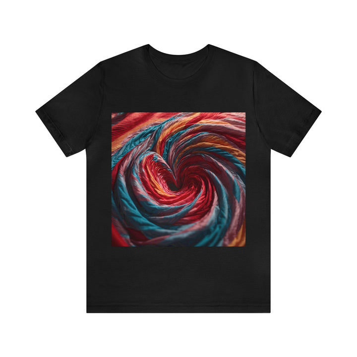 Swirling Color Vortex - Unisex Jersey Short Sleeve Tee - T-Shirt - g(0D·IO) - Black - S -