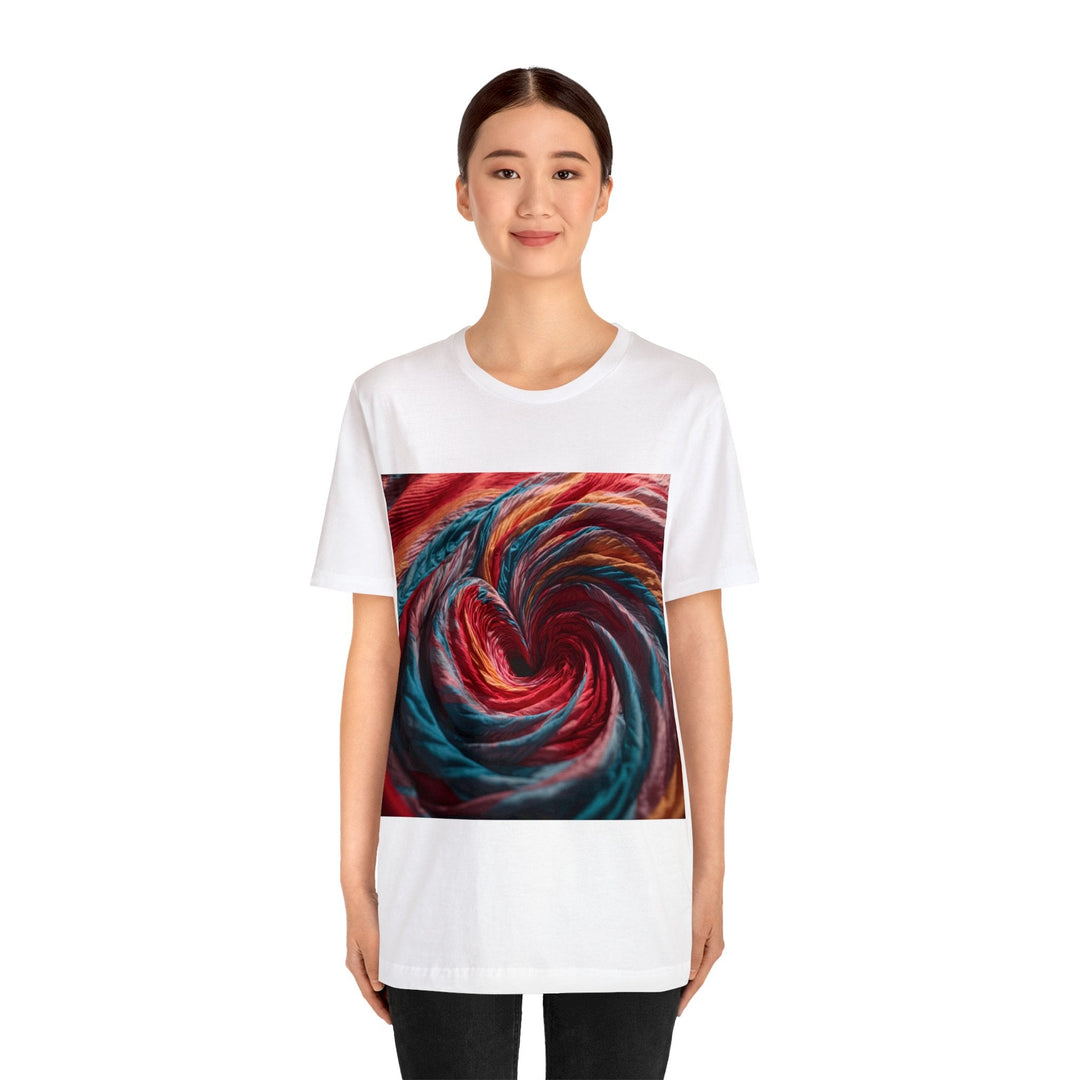 Swirling Color Vortex - Unisex Jersey Short Sleeve Tee - T-Shirt - g(0D·IO) - Black - S -