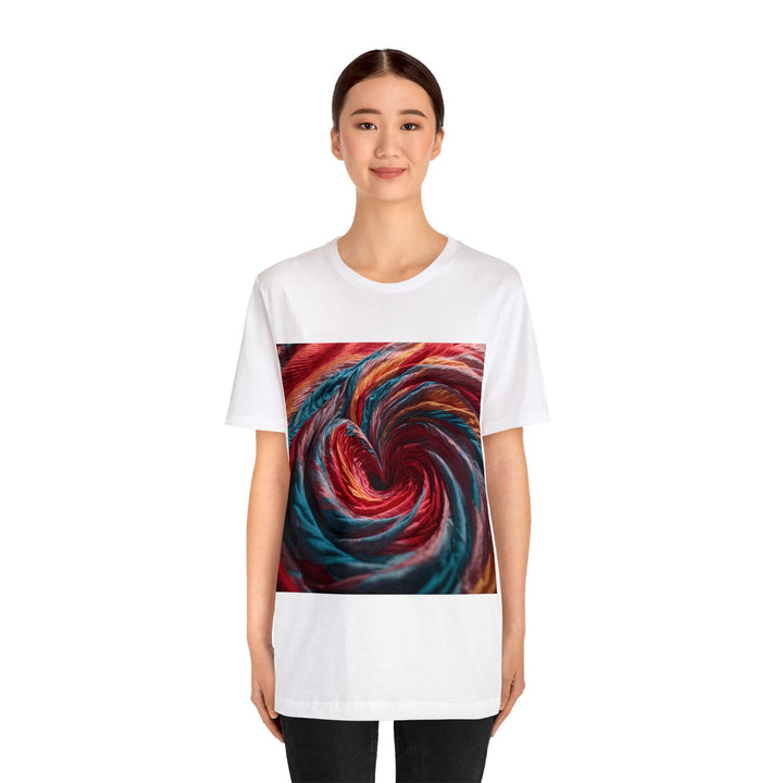 Swirling Color Vortex - Unisex Jersey Short Sleeve Tee - T-Shirt - g(0D·IO) - Black - S -
