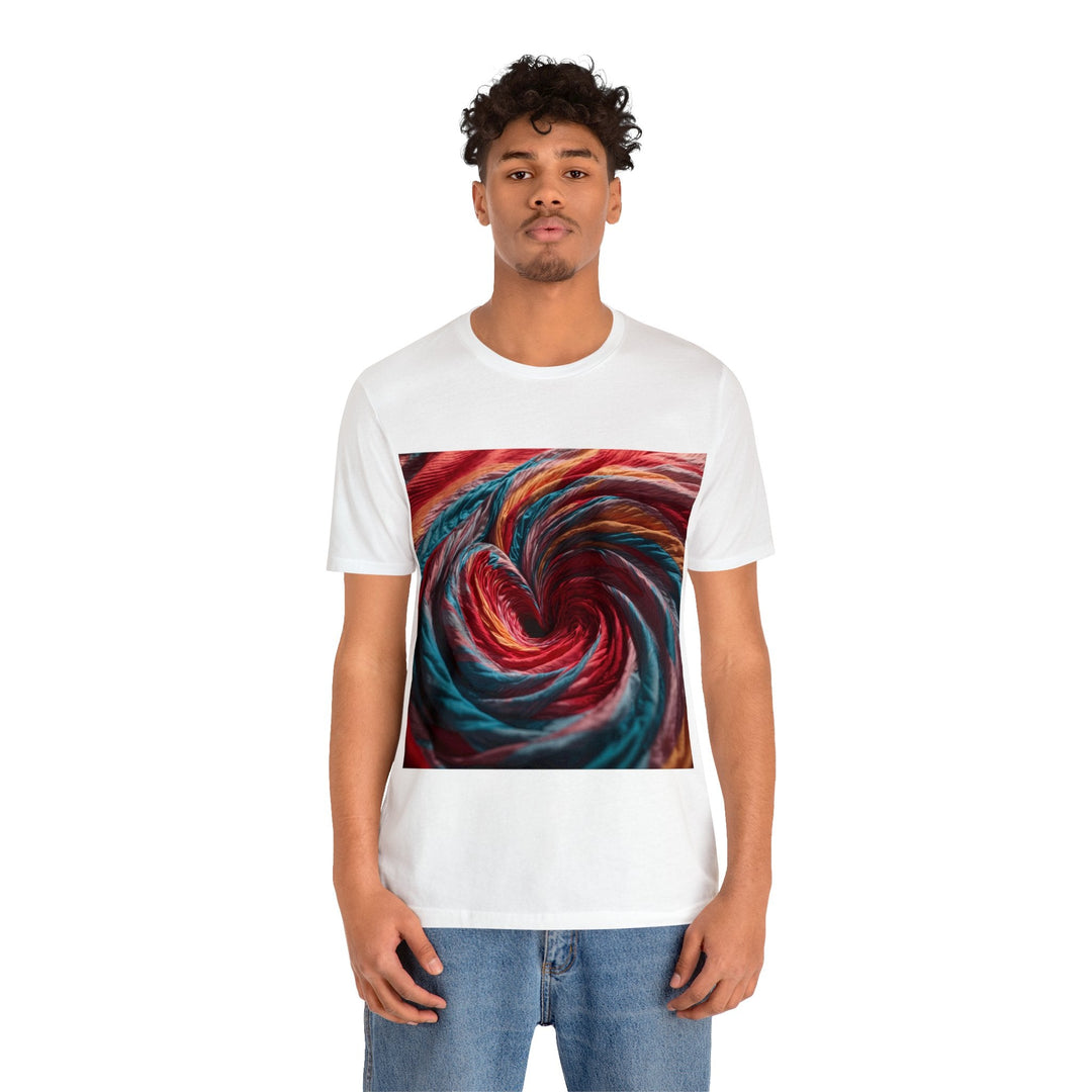 Swirling Color Vortex - Unisex Jersey Short Sleeve Tee - T-Shirt - g(0D·IO) - Black - S -