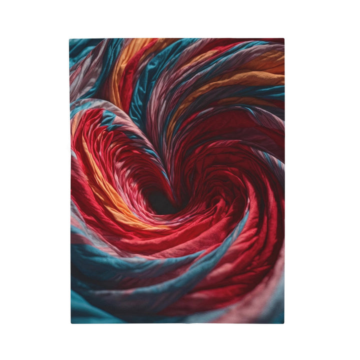 Swirling Color Vortex - Velveteen Plush Blanket - All Over Prints - g(0D·IO) - 30" × 40" - -