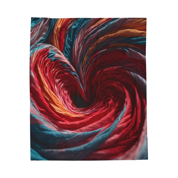 Swirling Color Vortex - Velveteen Plush Blanket - All Over Prints - g(0D·IO) - 50" × 60" - -