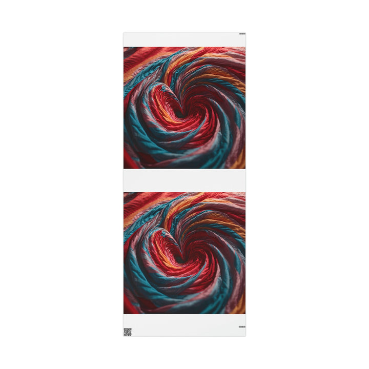 Swirling Color Vortex - Wrapping Paper - Home Decor - g(0D·IO) - 30'' x 72'' - Matte -