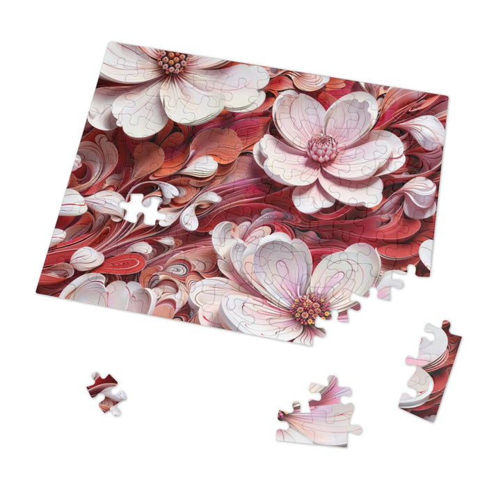 Swirling Floral Abundance - Jigsaw Puzzle (100, 252, 500, 1000 pieces) - Puzzle - g(0D·IO) - 29.25" × 19.75" (1000 pcs) - -