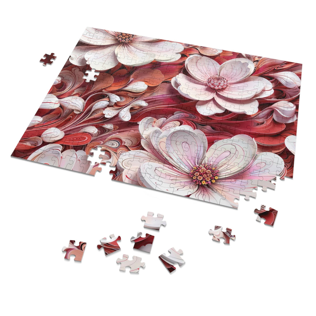 Swirling Floral Abundance - Jigsaw Puzzle (100, 252, 500, 1000 pieces) - Puzzle - g(0D·IO) - 29.25" × 19.75" (1000 pcs) - -