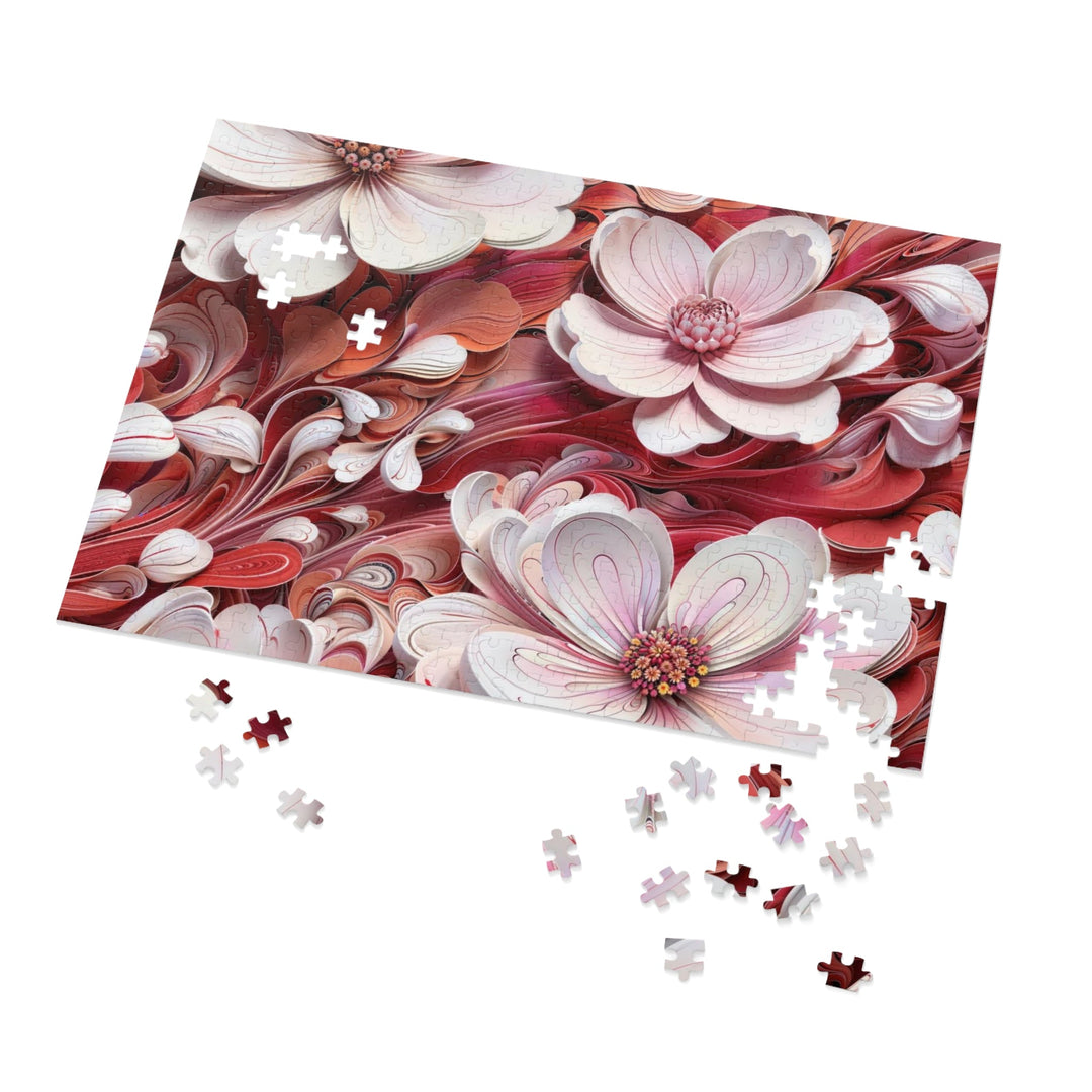 Swirling Floral Abundance - Jigsaw Puzzle (100, 252, 500, 1000 pieces) - Puzzle - g(0D·IO) - 29.25" × 19.75" (1000 pcs) - -