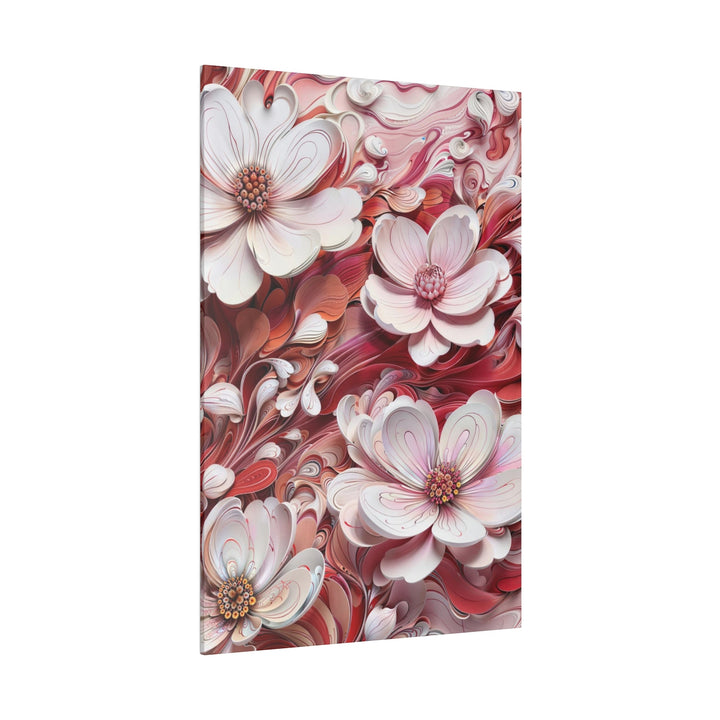 Swirling Floral Abundance - Matte Canvas - Canvas - g(0D·IO) - 32" x 32" (Square) - 0.75'' -