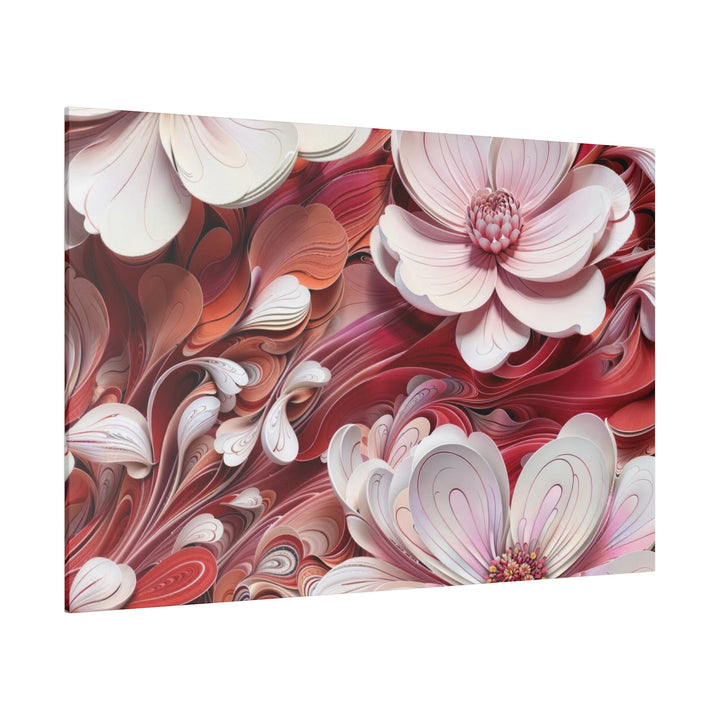 Swirling Floral Abundance - Matte Canvas - Canvas - g(0D·IO) - 32" x 32" (Square) - 0.75'' -