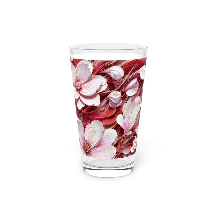 Swirling Floral Abundance - Pint Glass - Mug - g(0D·IO) - 16oz - -