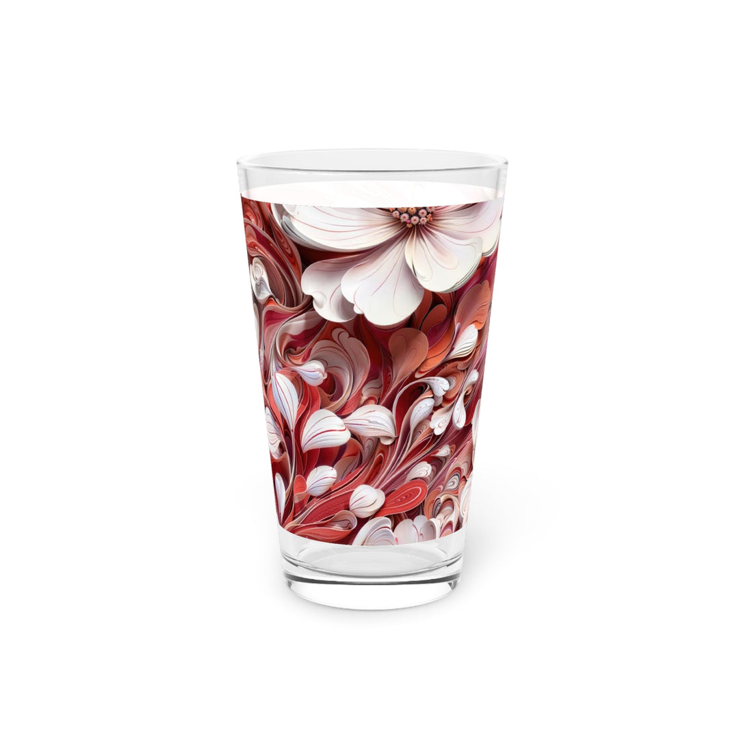 Swirling Floral Abundance - Pint Glass - Mug - g(0D·IO) - 16oz - -